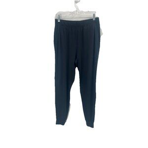 NoBull Mens Black Merino Wool Joggers Sz M Activewear Pants Pockets